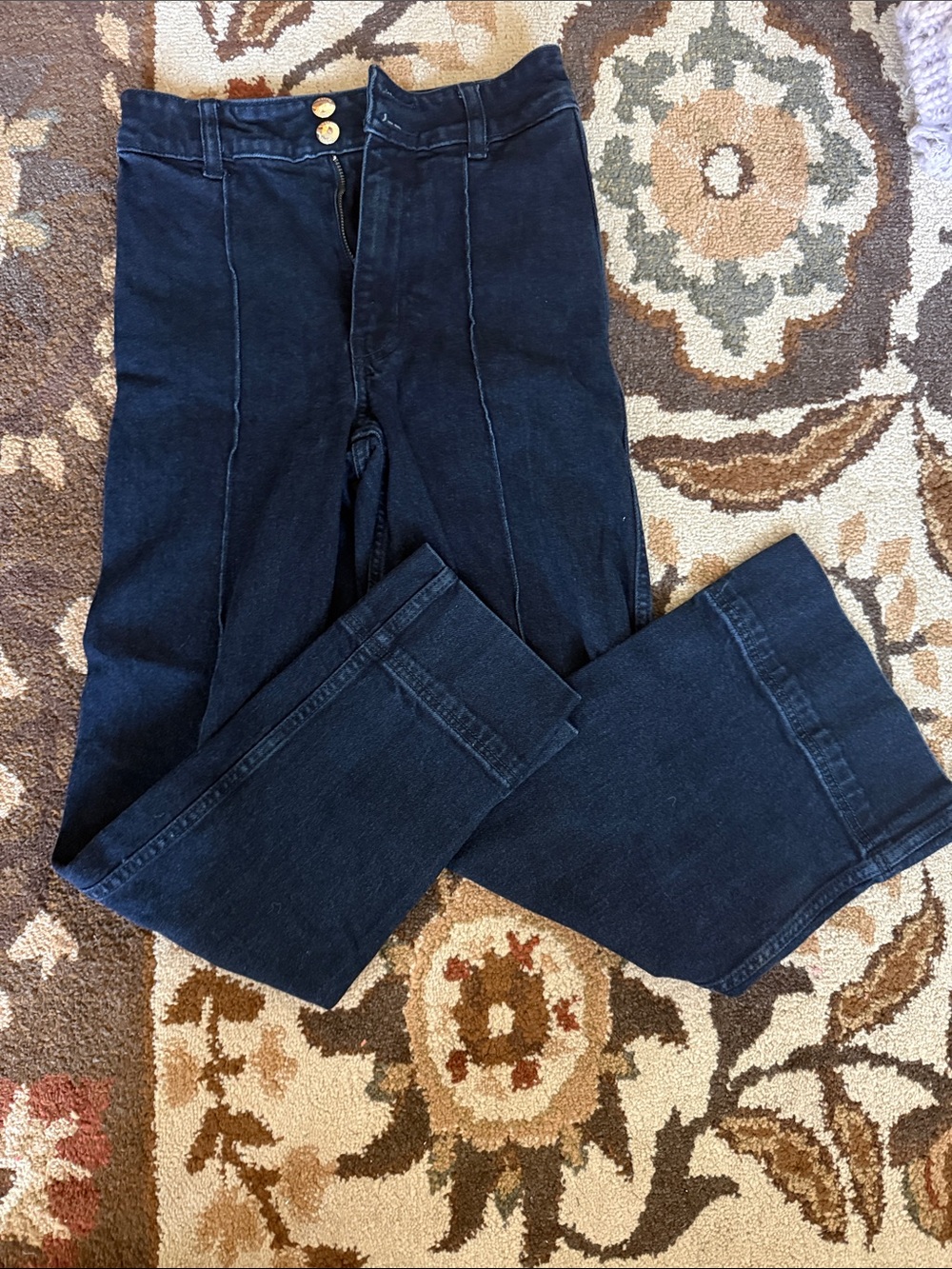 Women’s Dark Blue Straight-Leg Ankle Jeans